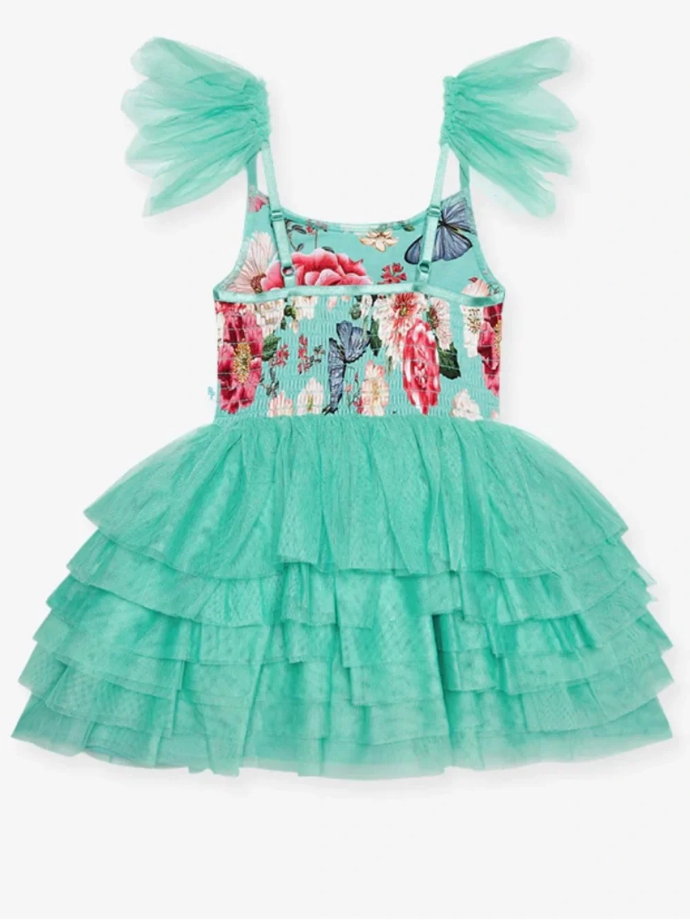 Posh Peanut Nikki Danielle Ruffled Tulle Smocked Dress